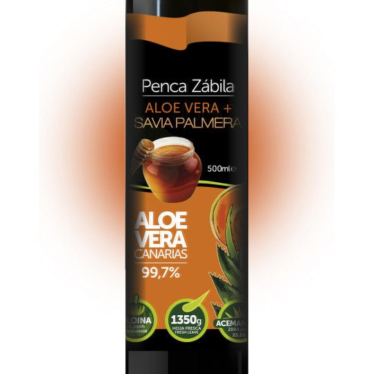 Aloe Vera Saft mit Palm Honig Penca Zabila 500 ml - 99.7 % 2 - Penca Zábila 