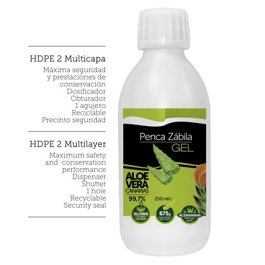 copy of Aloe Vera Gel Penca Zabila 1000 ml - 99.7 % 4 - Penca Zábila 