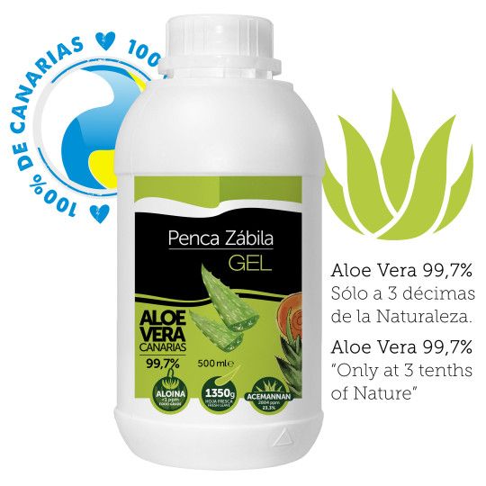 Aloe Vera Gel Penca Zabila 500 ml - 99.7 % 3 - Penca Zábila 