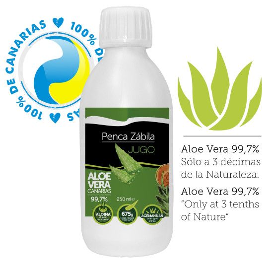 Aloe Vera Saft Penca Zabila 250ml 99.7 % 3 - Penca Zábila 