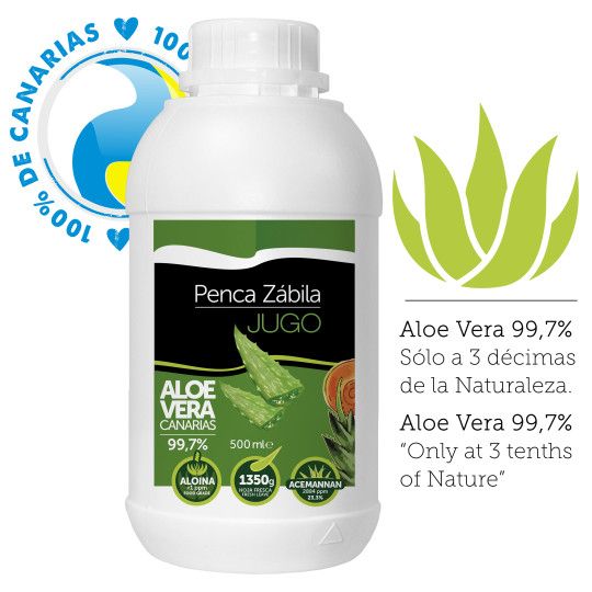 Aloe Vera Juice Penca Zabila 500ml 99.7% 7 - Penca Zábila