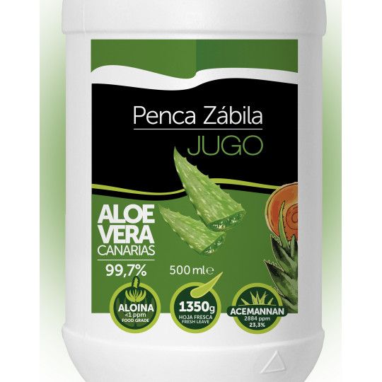 Jugo Aloe Vera Penca Zabila 500ml 99.7% 5 - Penca Zábila 