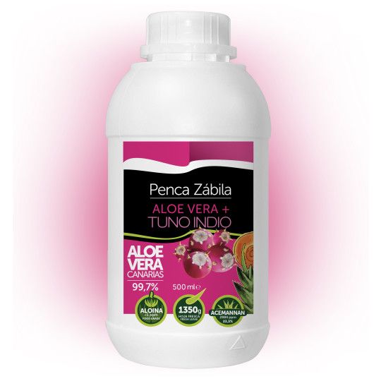 Aloe Vera + Canarian Tuno Prickly Pear 99.7% 500 ml 1 - Penca Zábila 