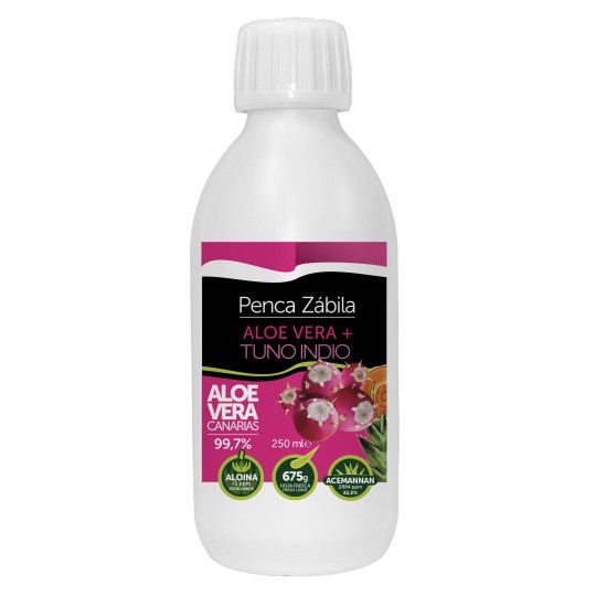 Aloe + Tuno Rot Kaktusfeigen Saft Penca Zabila 250ml 6 - Penca Zábila 