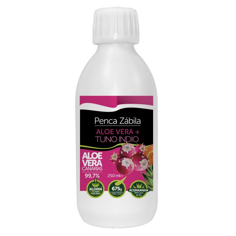 Jugo Aloe de Canarias + Tuno Indio de Canarias Penca Zabila 250ml