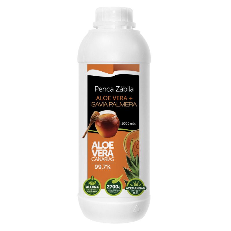 Aloe Vera con Miel Palma Penca Zabila 1000 ml 99,7%